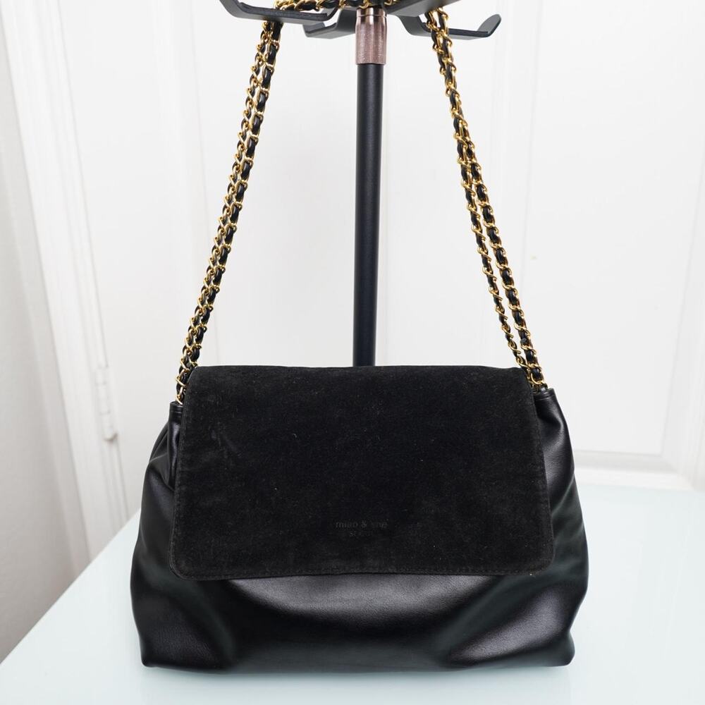 Miao & She Seoul Black Chain Shoulder Bag